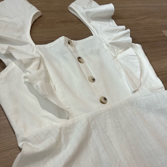 White Summer Dress - Picture 3 of 8